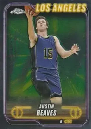 2024-25 Topps Chrome #87 - Austin Reaves - Los Angeles Lakers