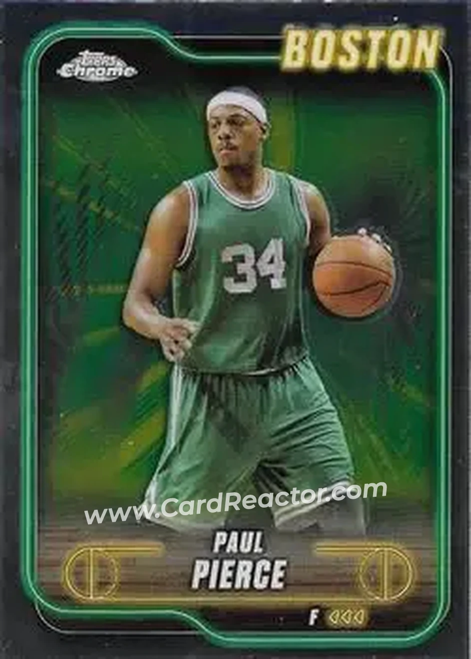 2024-25 Topps Chrome #88 - Paul Pierce - Boston Celtics - Front