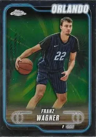 2024-25 Topps Chrome #93 - Franz Wagner - Orlando Magic 2024-25 Topps Chrome #93 - Franz Wagner - Orlando Magic