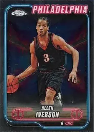 2024-25 Topps Chrome #94 - Allen Iverson - Philadelphia 76ers 2024-25 Topps Chrome #94 - Allen Iverson - Philadelphia 76ers