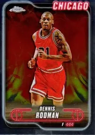 2024-25 Topps Chrome #95 - Dennis Rodman - Chicago Bulls