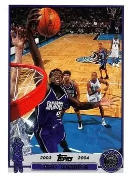 2003-04 Topps #4 Chris Webber
