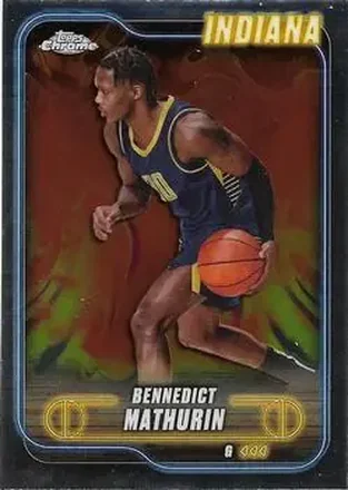2024-25 Topps Chrome #96 - Bennedict Mathurin - Indiana Pacers 2024-25 Topps Chrome #96 - Bennedict Mathurin - Indiana Pacers