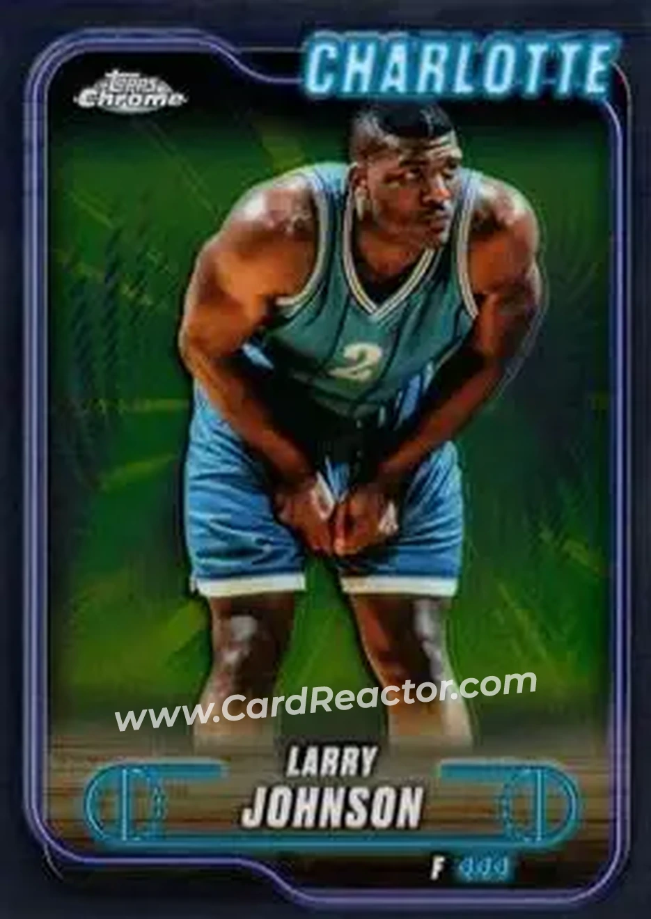 2024-25 Topps Chrome #98 - Larry Johnson - Charlotte Hornets - Front