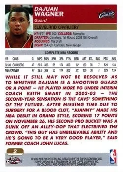 Back of Dajuan Wagner
