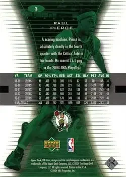 Back of Paul Pierce