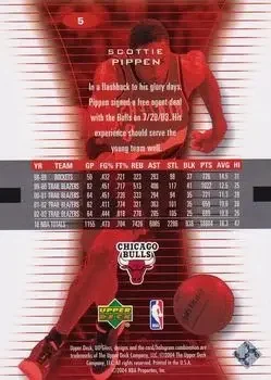 Back of Scottie Pippen
