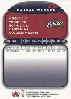 Back of Dajuan Wagner