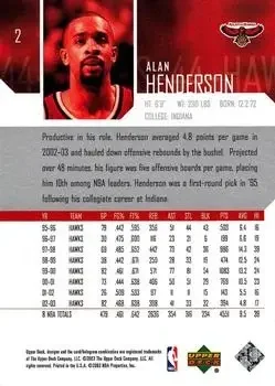 Back of Alan Henderson