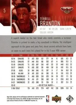 Back of Terrell Brandon