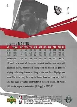 Back of Kenyon Martin