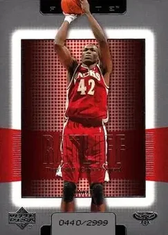 2003-04 Upper Deck Finite #3 - Theo Ratliff - Atlanta Hawks