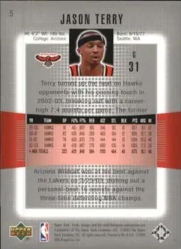 Back of Jason Terry