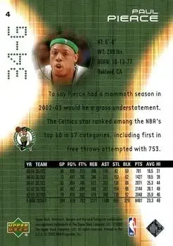 Back of Paul Pierce