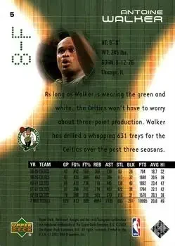 Back of Antoine Walker