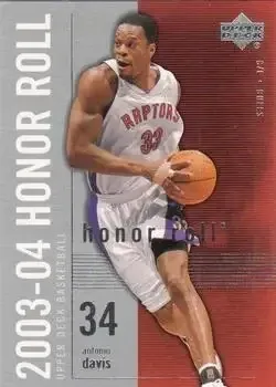 2003-04 Upper Deck Honor Roll #7 Antonio Davis