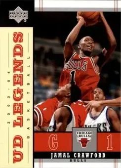 2003-04 Upper Deck Legends #8 - Jamal Crawford - Chicago Bulls