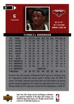 Back of Terrell Brandon