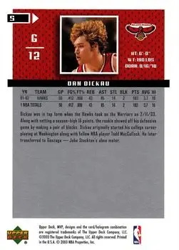 Back of Dan Dickau