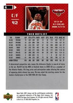 Back of Theo Ratliff