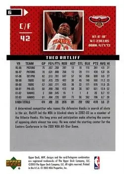 Back of Theo Ratliff
