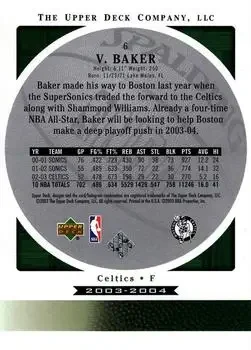 Back of Vin Baker
