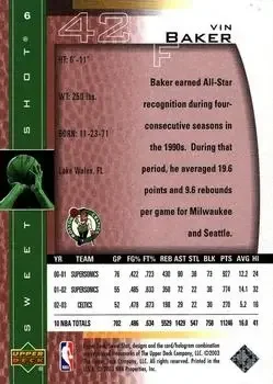 Back of Vin Baker