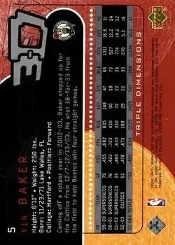 Back of Vin Baker