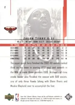 Back of Jason Terry