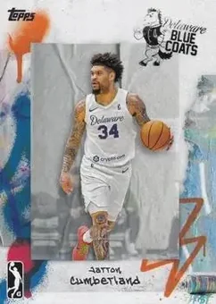 2024-25 Topps G-League #10 - Jarron Cumberland - Delaware Blue Coats 2024-25 Topps G-League #10 - Jarron Cumberland - Delaware Blue Coats