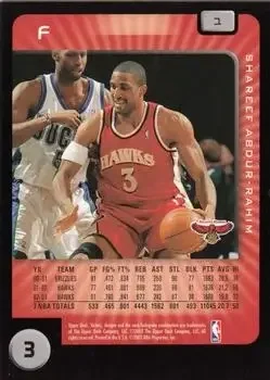 Back of Shareef Abdur-Rahim