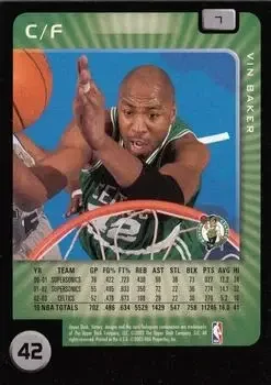 Back of Vin Baker