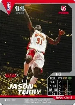 2002 NBA Showdown #007 Jason Terry