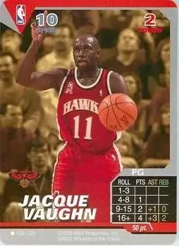2002 NBA Showdown #008 Jacque Vaughn