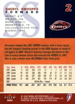 Back of Sheryl Swoopes
