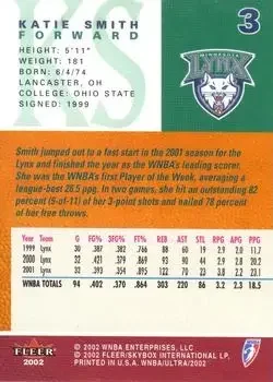 Back of Katie Smith