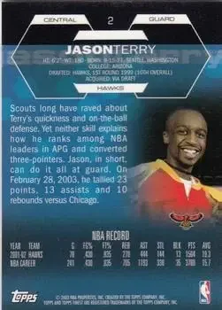 Back of Jason Terry