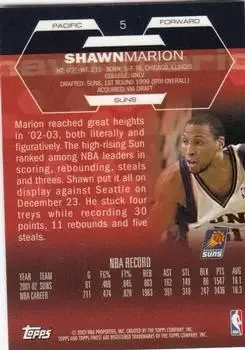 Back of Shawn Marion