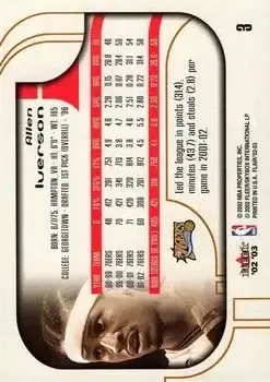 Back of Allen Iverson