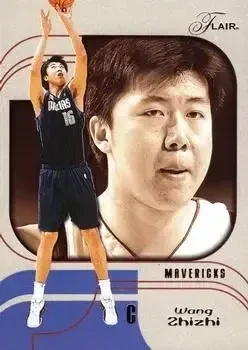 2002-03 Flair #6 Wang Zhizhi