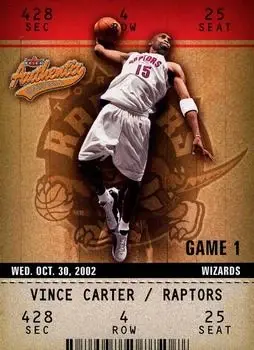 Front of Vince Carter