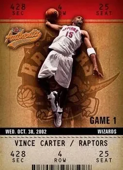Front of Vince Carter
