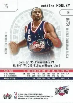 Back of Cuttino Mobley