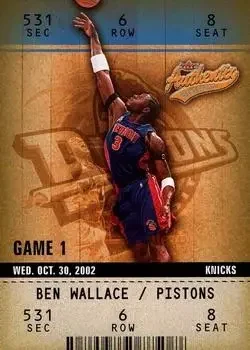 Front of Ben Wallace