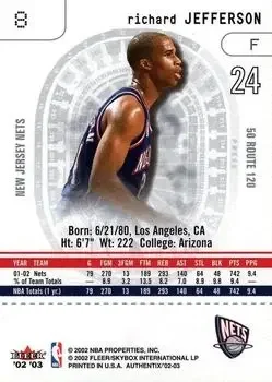 Back of Richard Jefferson