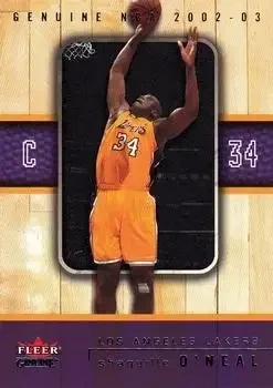 2002-03 Fleer Genuine #1 Shaquille O'Neal