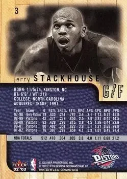 Back of Jerry Stackhouse