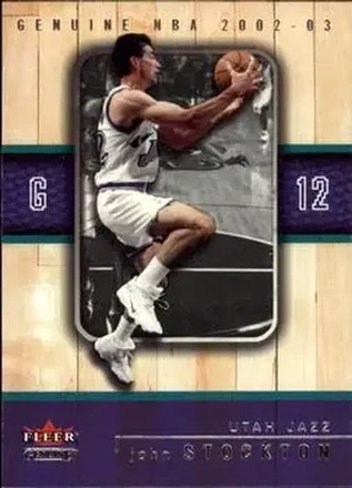 2002-03 Fleer Genuine #8 John Stockton