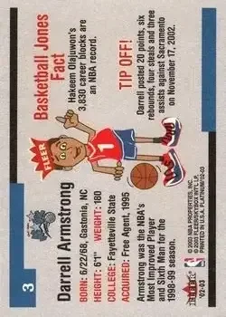 Back of Darrell Armstrong