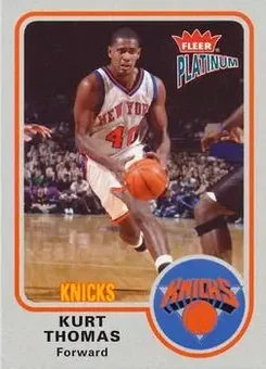 2002-03 Fleer Platinum #6 - Kurt Thomas - New York Knicks 2002-03 Fleer Platinum #6 - Kurt Thomas - New York Knicks